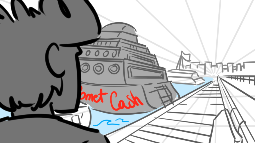 CometCash storyboard frame