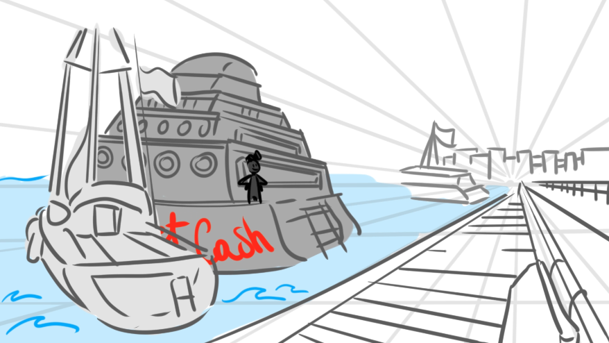 CometCash storyboard frame